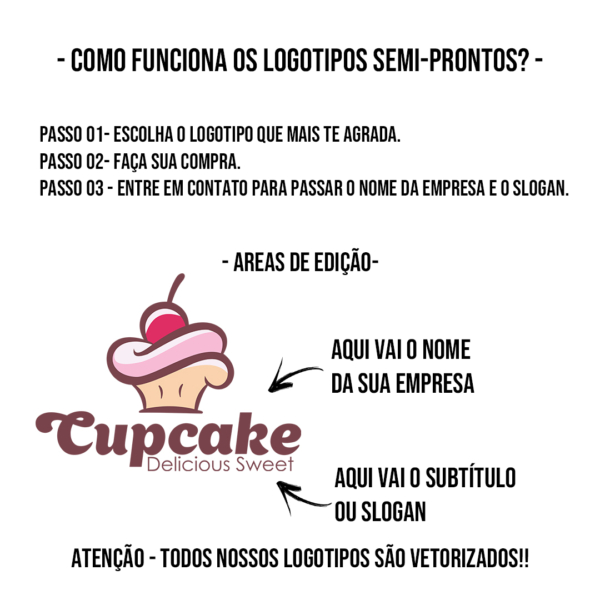 Logo pronto - Confeitaria - Imagem 3