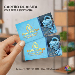 Cartão de visita em couché 250g
