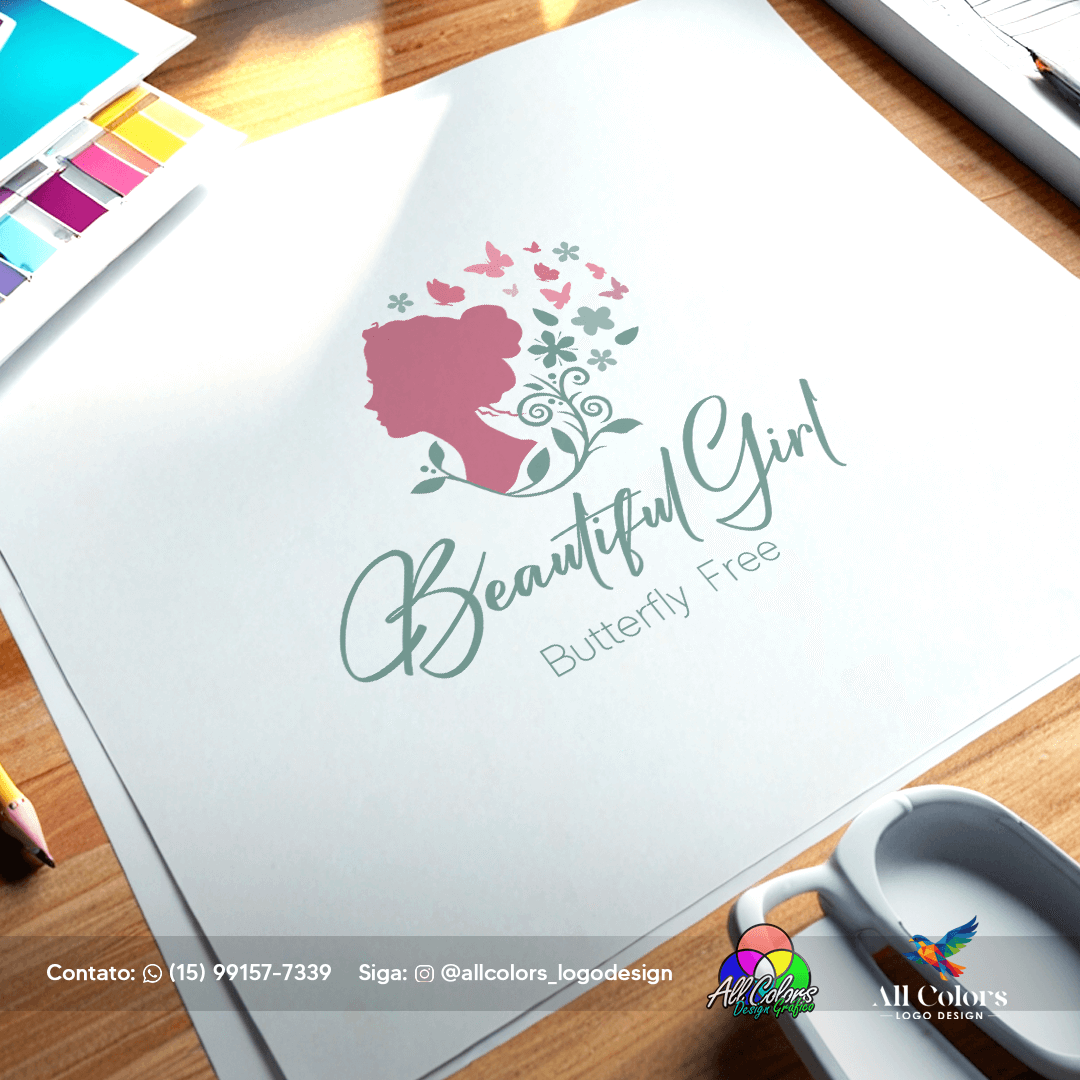logo_pronto_estetica- Beautiful Girl Butterfly Free