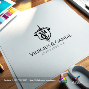 Logotipo - empresa vinicius e cabral - advogados