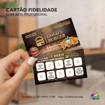 CARTÃO FIDELIDADE GOLDEN BURG - 2026