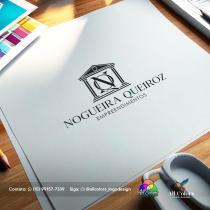 Logotipo - empresa Nogueira Queiroz - empreendimentos