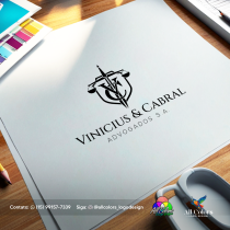 Logotipo - empresa vinicius e cabral - advogados