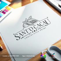 logotipo santo cacau