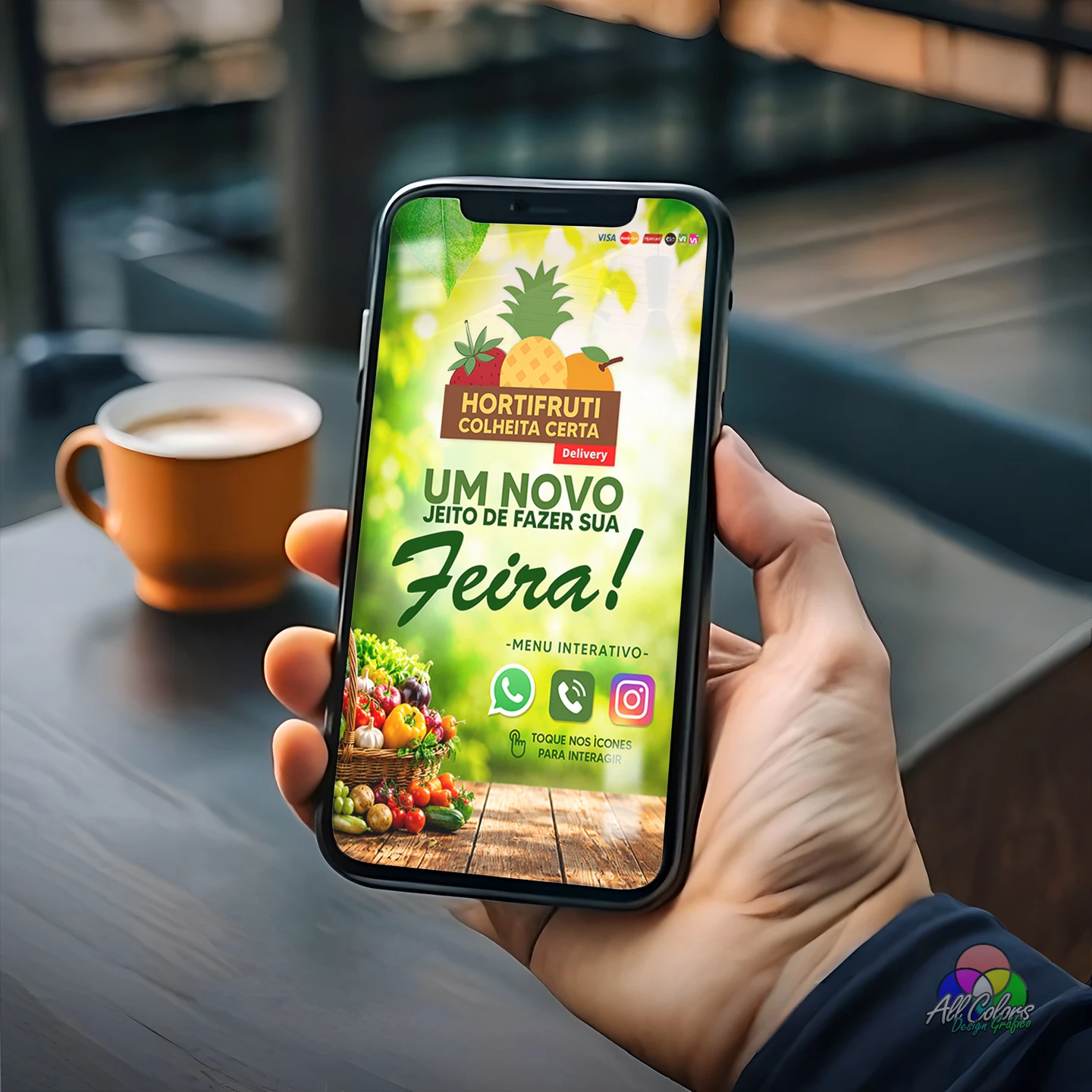 3 cartao digital hortifruti delivery whatsapp