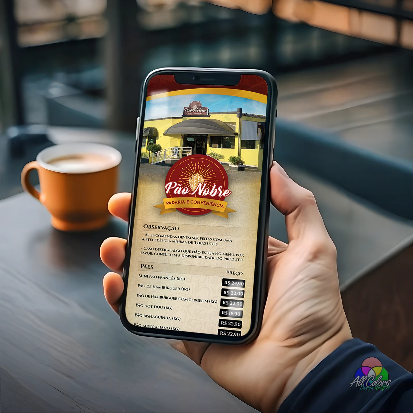5 cardapio digital padaria conveniencia whatsapp