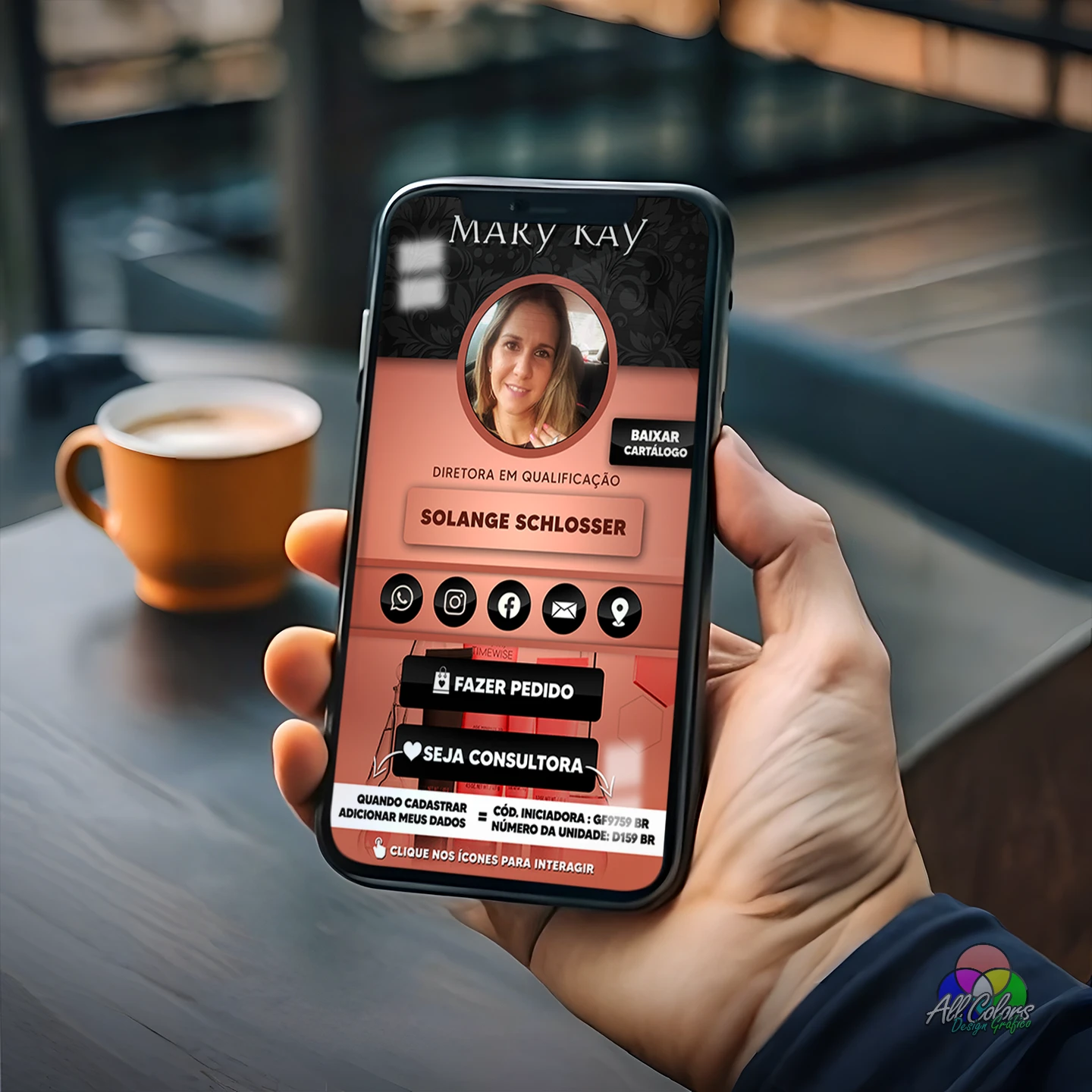 cartao digital mary kay consultora whatsapp
