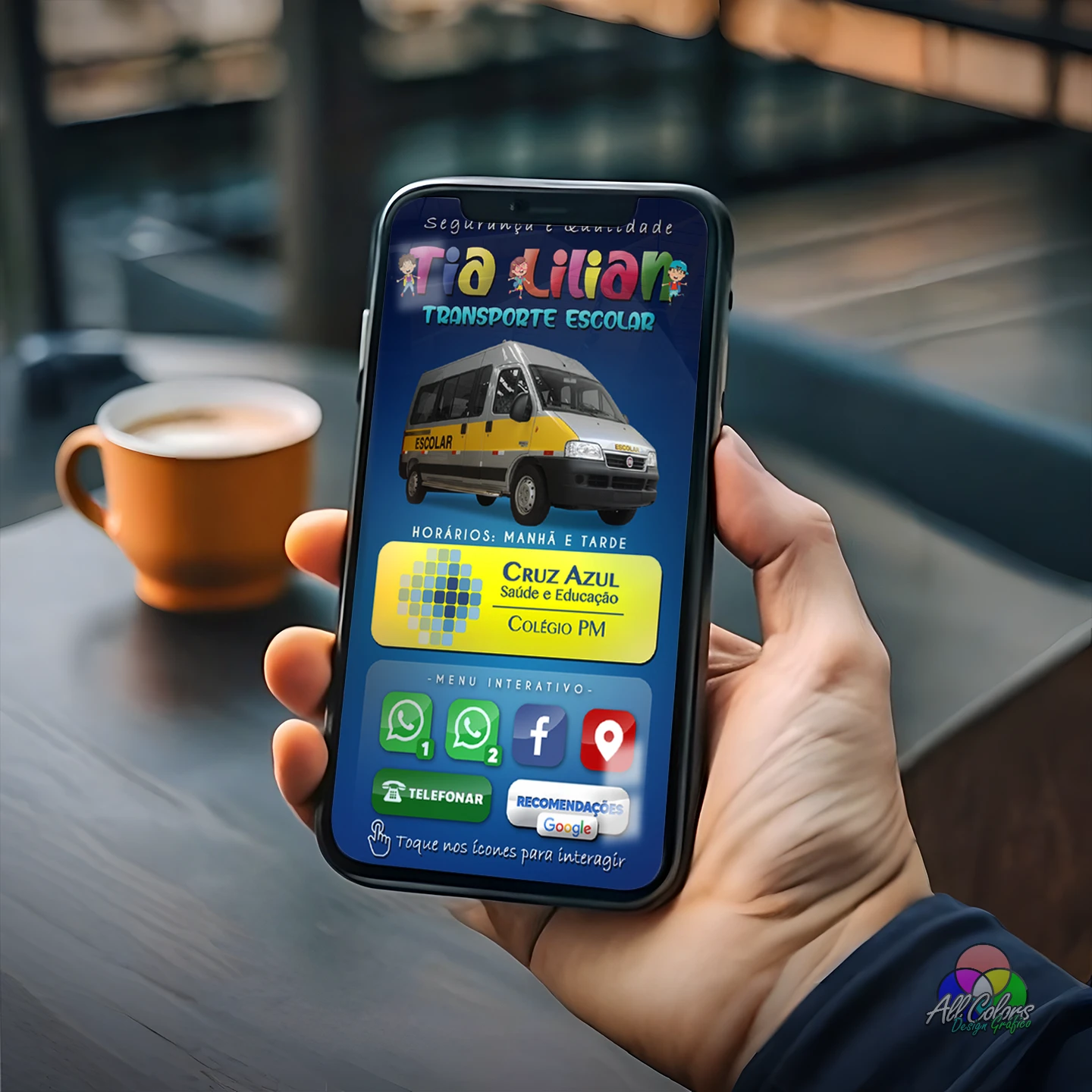 cartao digital transporte escolar whatsapp