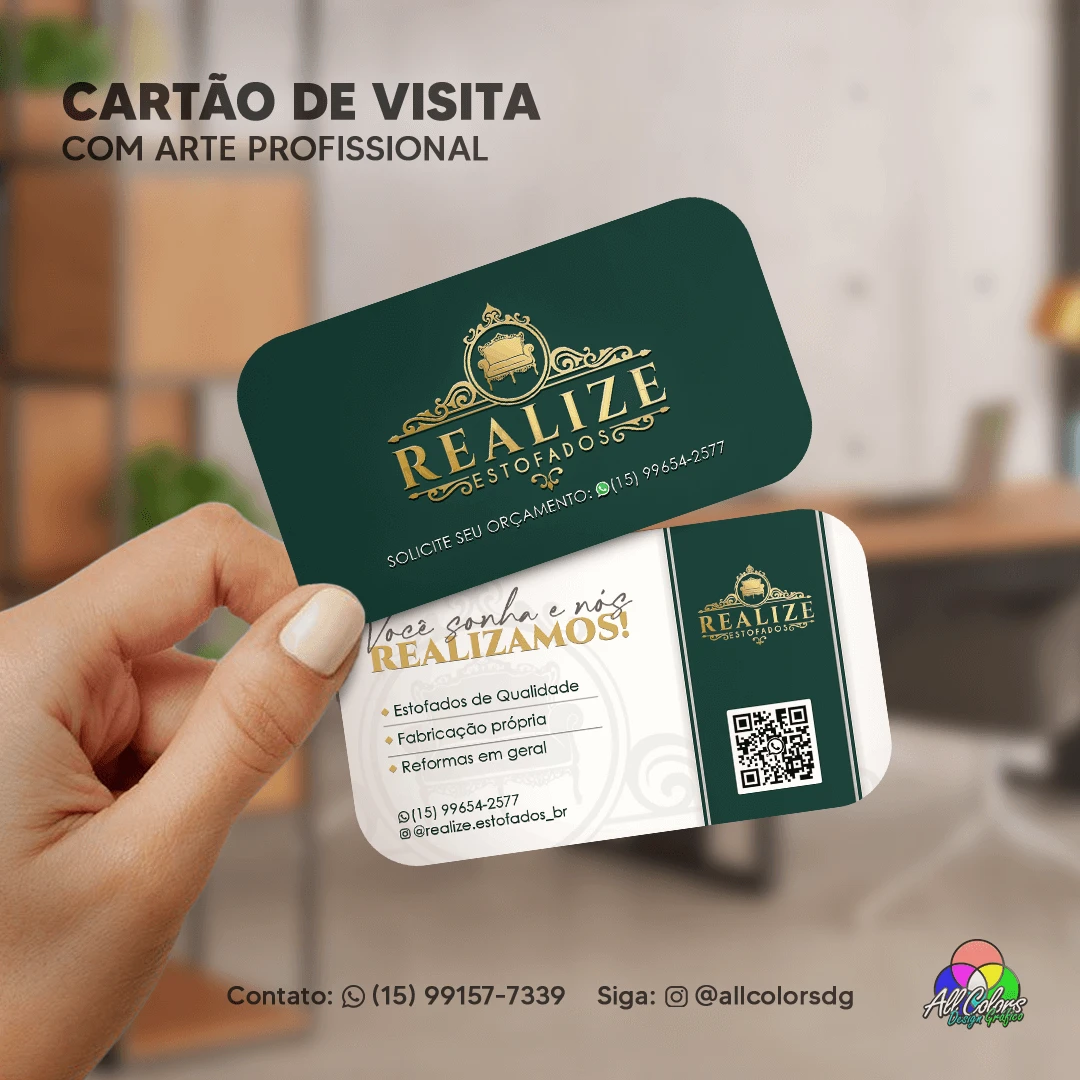 Foto cartão modelo premium para estofados