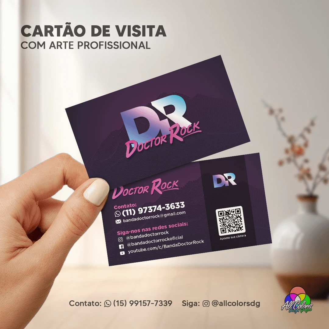 foto cartão de visita do doctor rock
