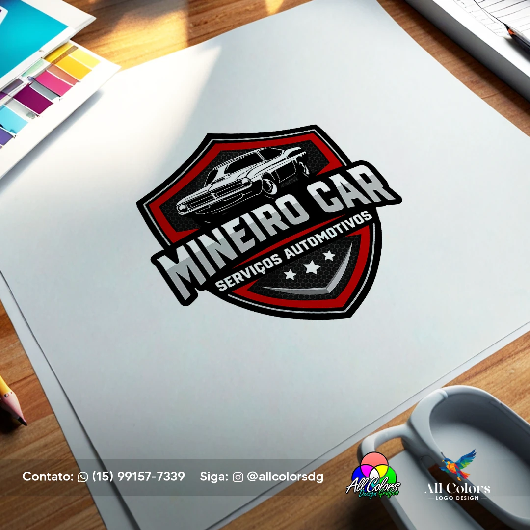 4 logotipo serviços automotivos