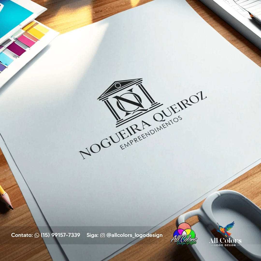 6 Logotipo   empresa Nogueira Queiroz   empreendimentos