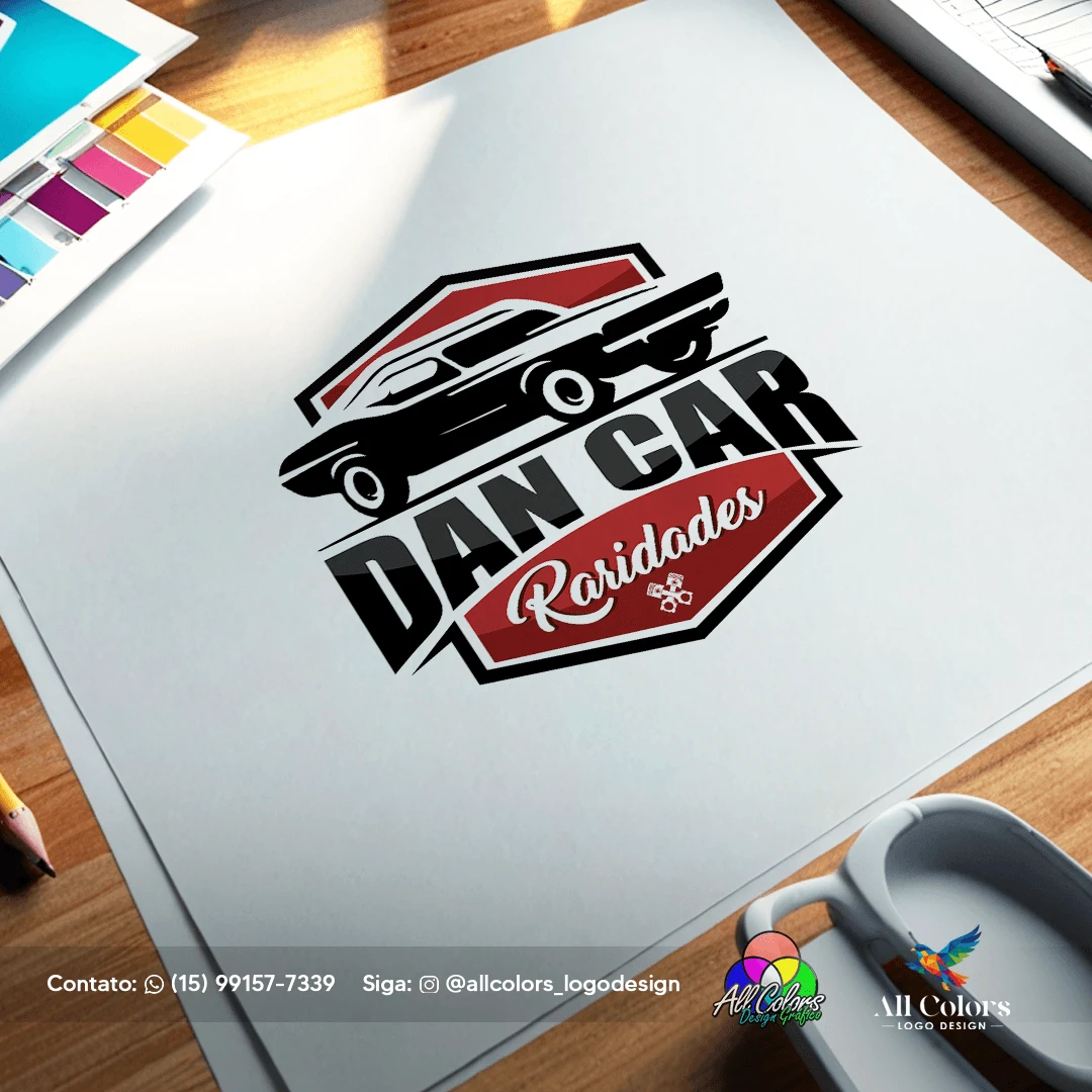 Logotipo   empresa dancar veículo e raridades